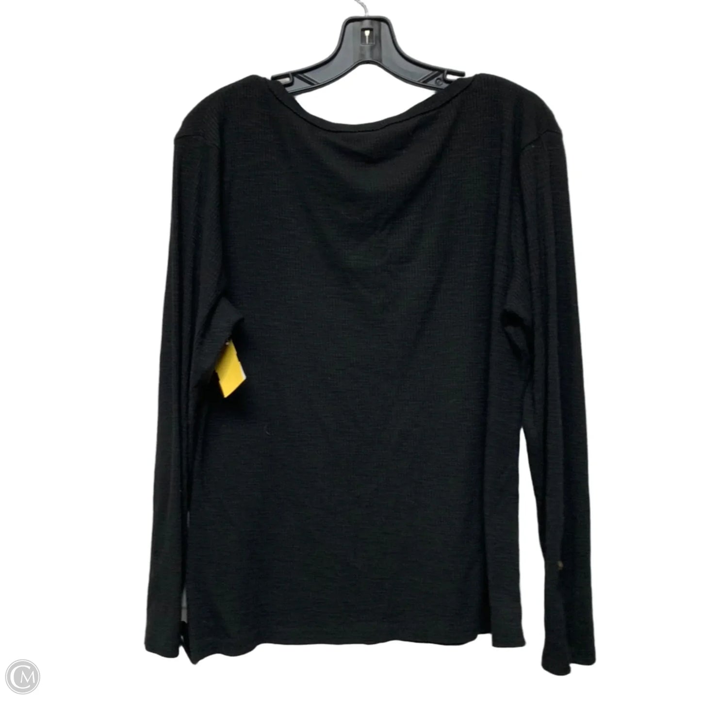 Top Long Sleeve In Black, Size: Xxl