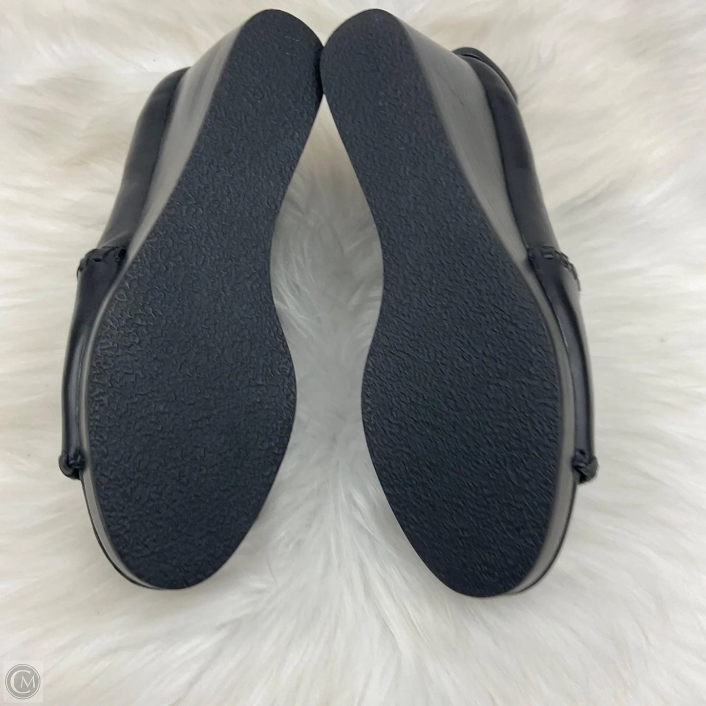 Shoes Heels Wedge By Jack Rogers In Black, Size: 5