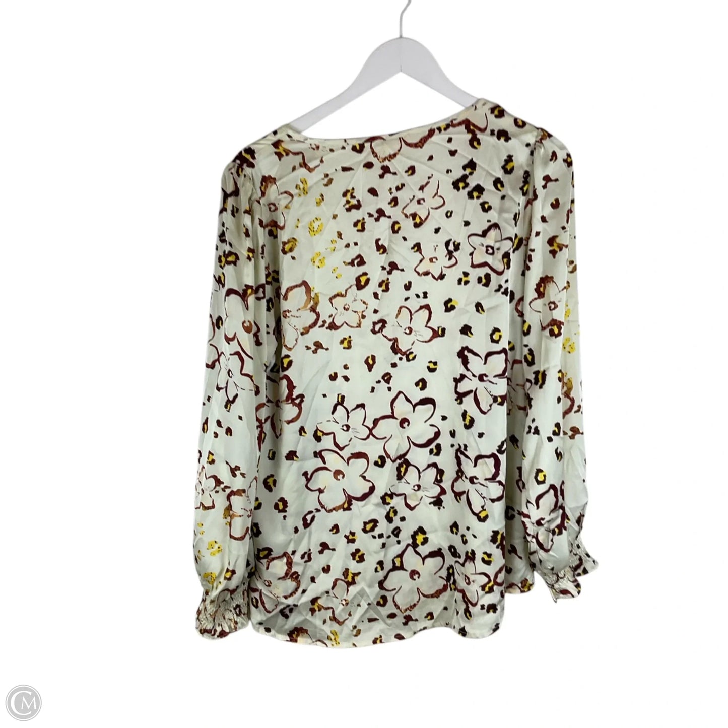 Top Long Sleeve By Jodifl In Cream, Size: M