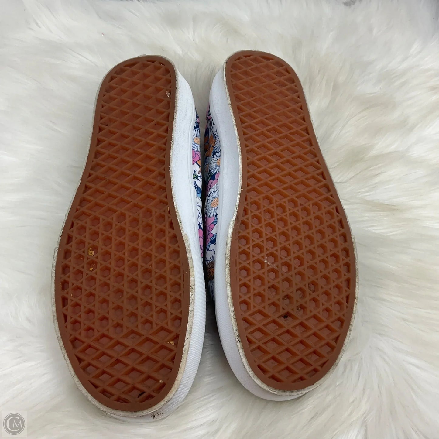 Shoes Sneakers By Vans In Floral Print, Size: 7.5