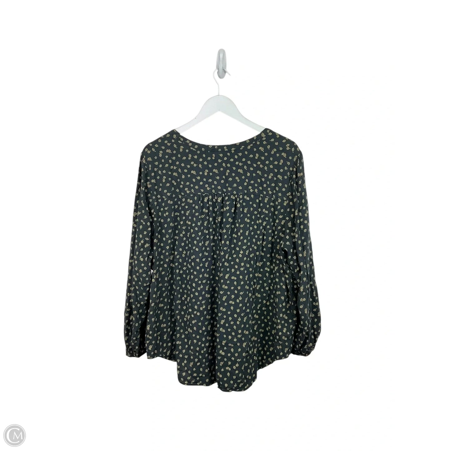 Top Long Sleeve By Sonoma In Grey, Size: 2x