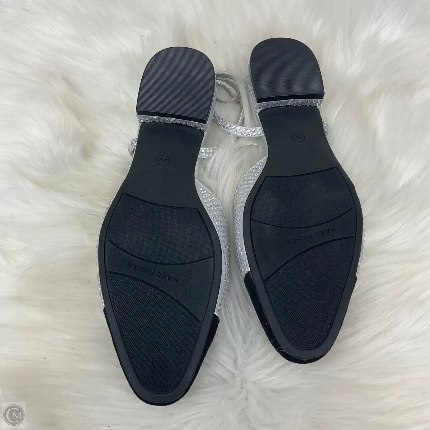 Shoes Flats By Marc Fisher In Silver, Size: 7