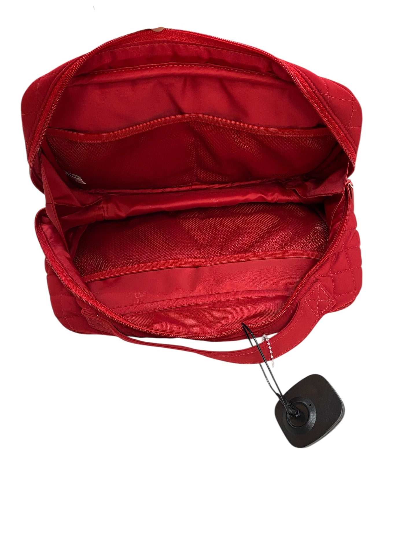 Makeup Bag By Vera Bradley In Red, Size:Large