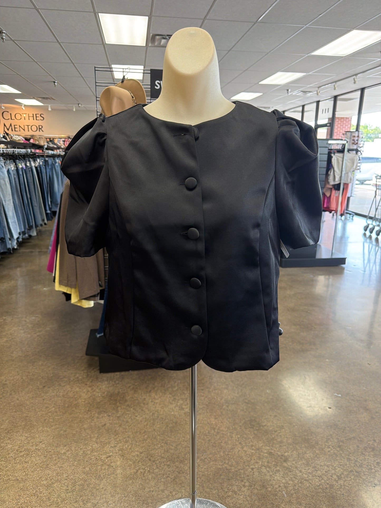 Top Ss By H&M In Black, Size:M