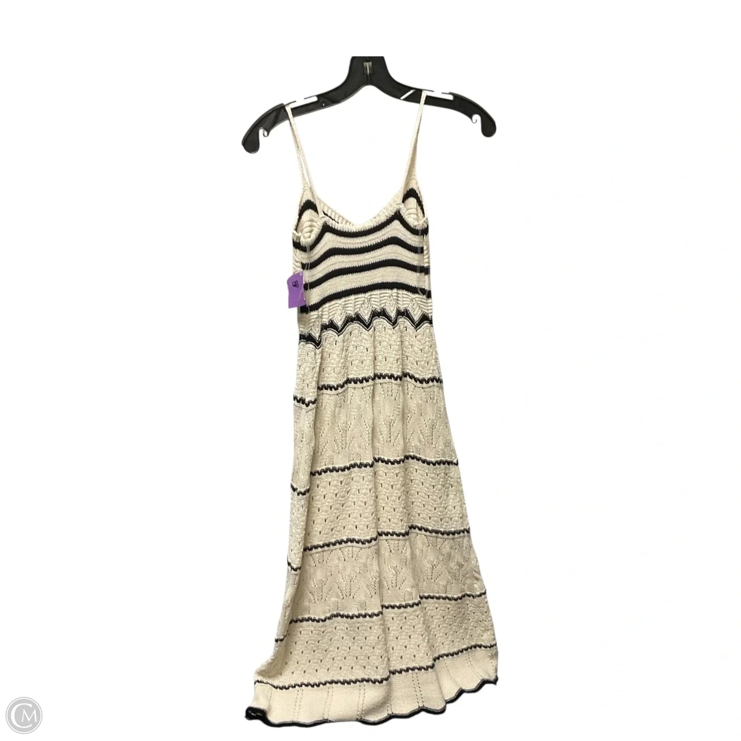 Dress Casual Maxi By Cme In Black & Cream, Size: Xs