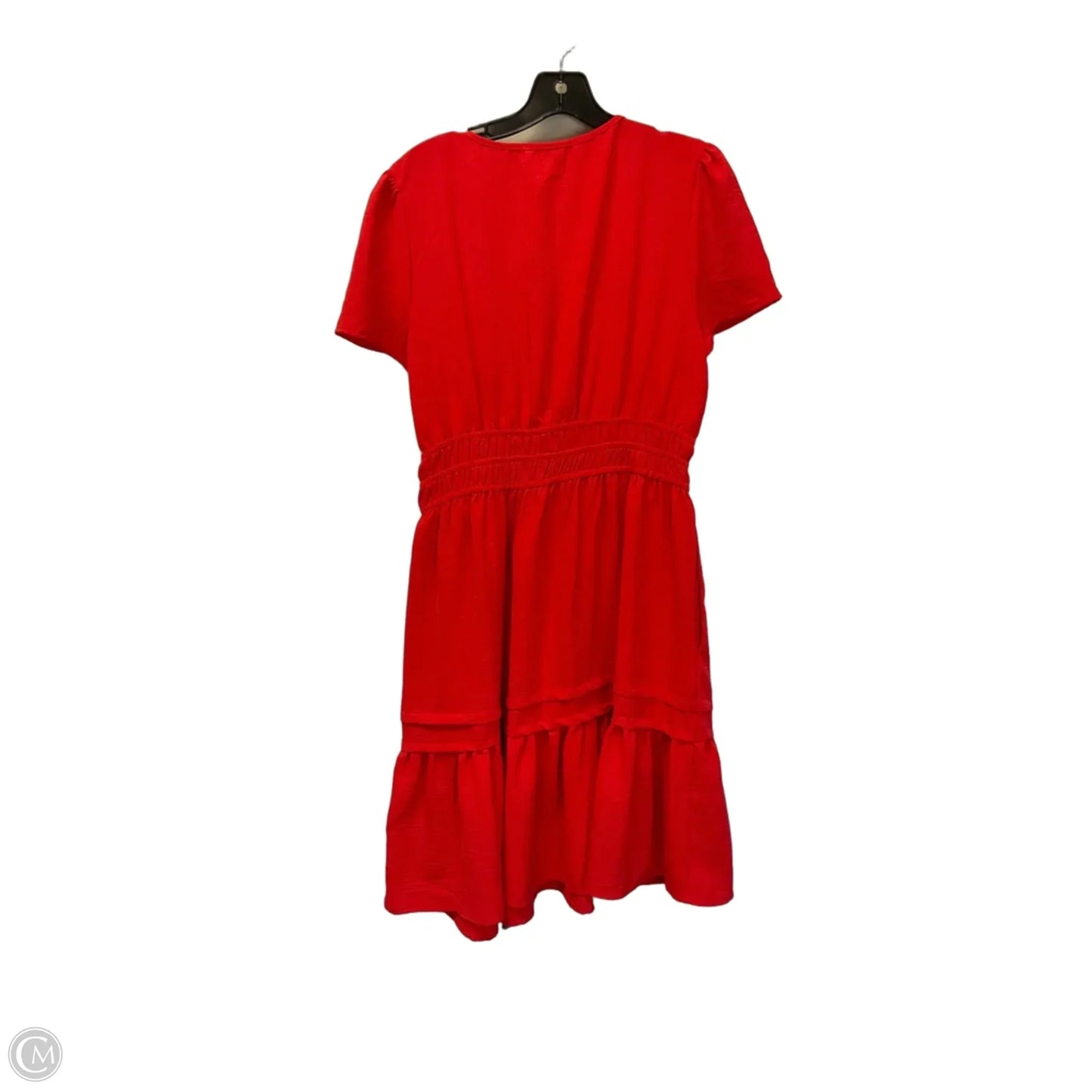 Dress Party Midi By Tahari By Arthur Levine In Red, Size: M