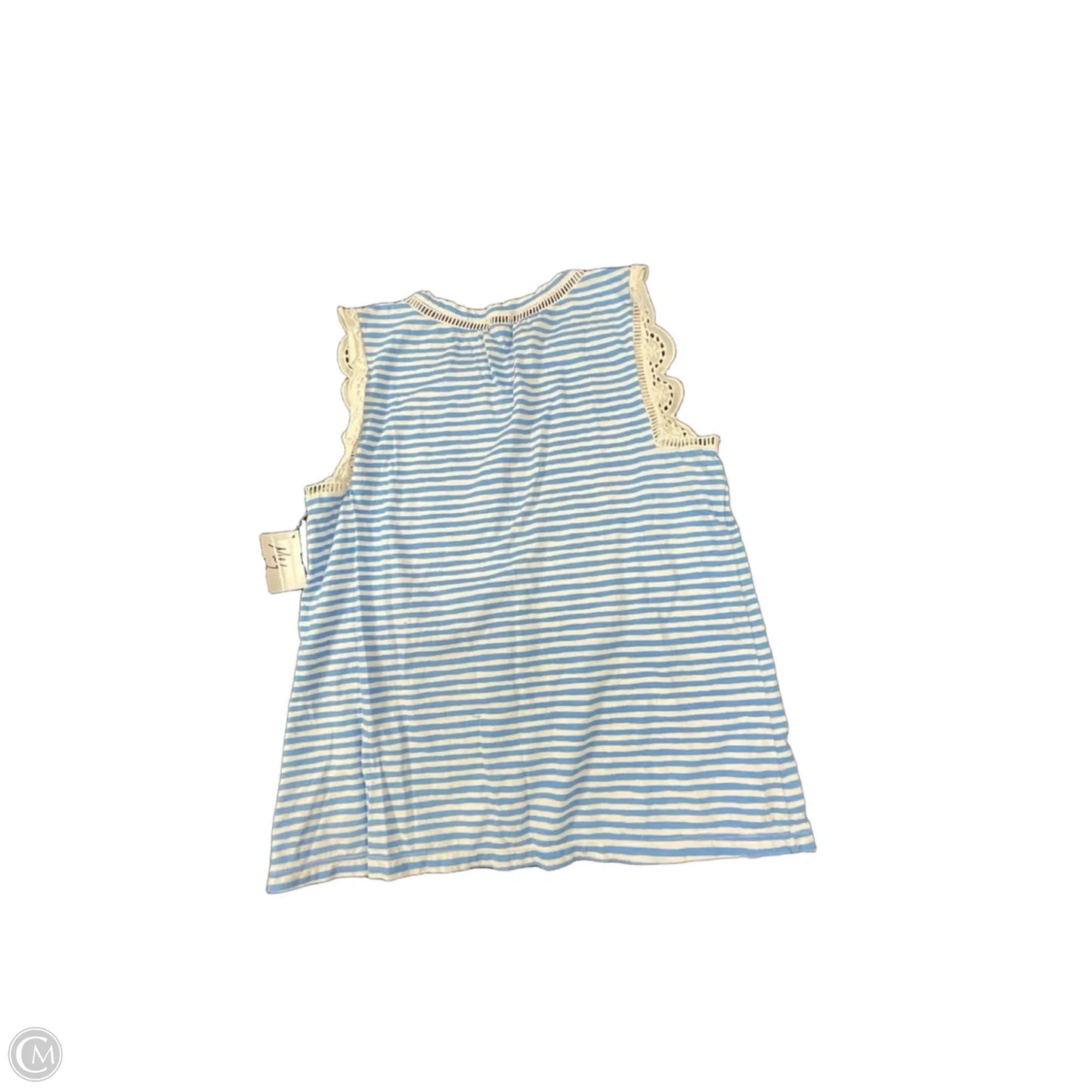 Top Sleeveless Designer By Lilly Pulitzer In Blue, Size: M