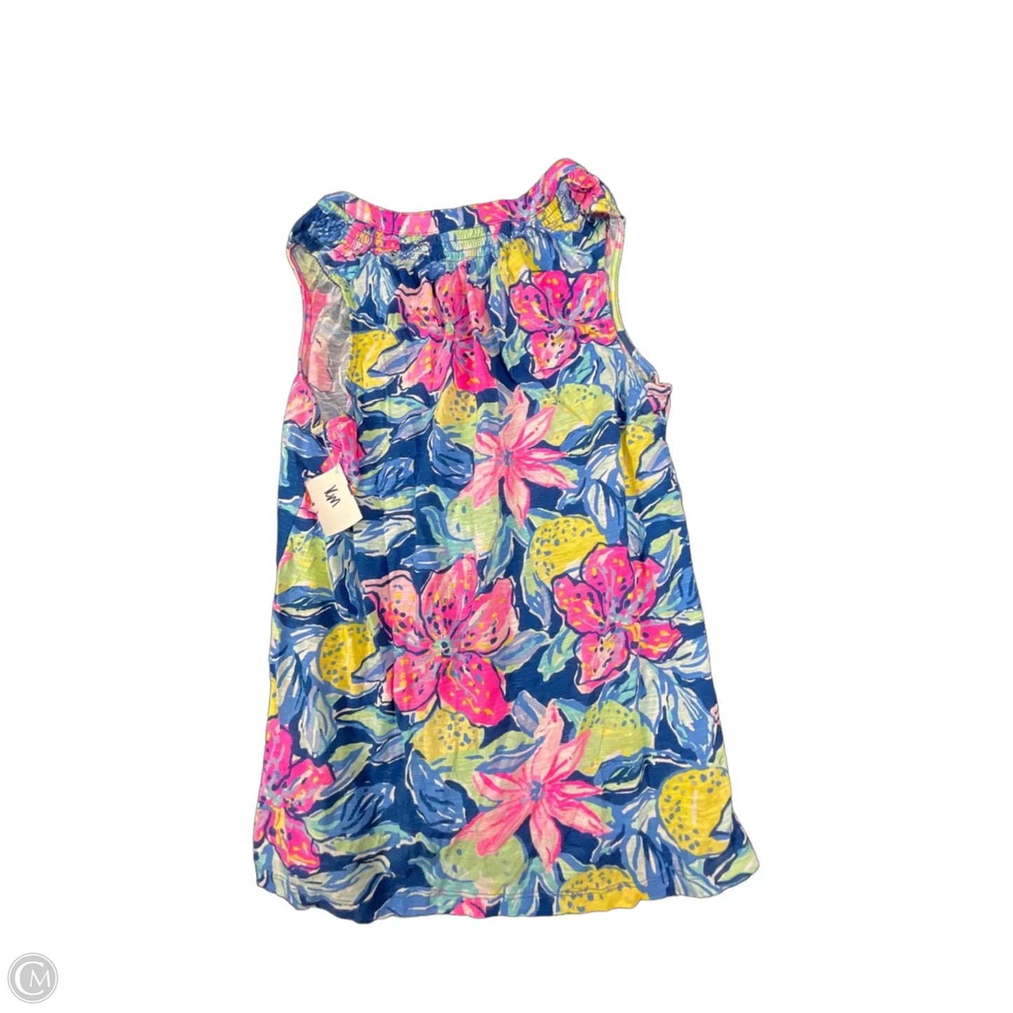 Top Sleeveless Designer By Lilly Pulitzer In Navy, Size: S