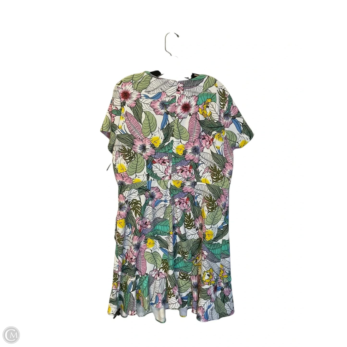 Dress Party Midi By Apt 9 In Floral Print, Size: Xxl