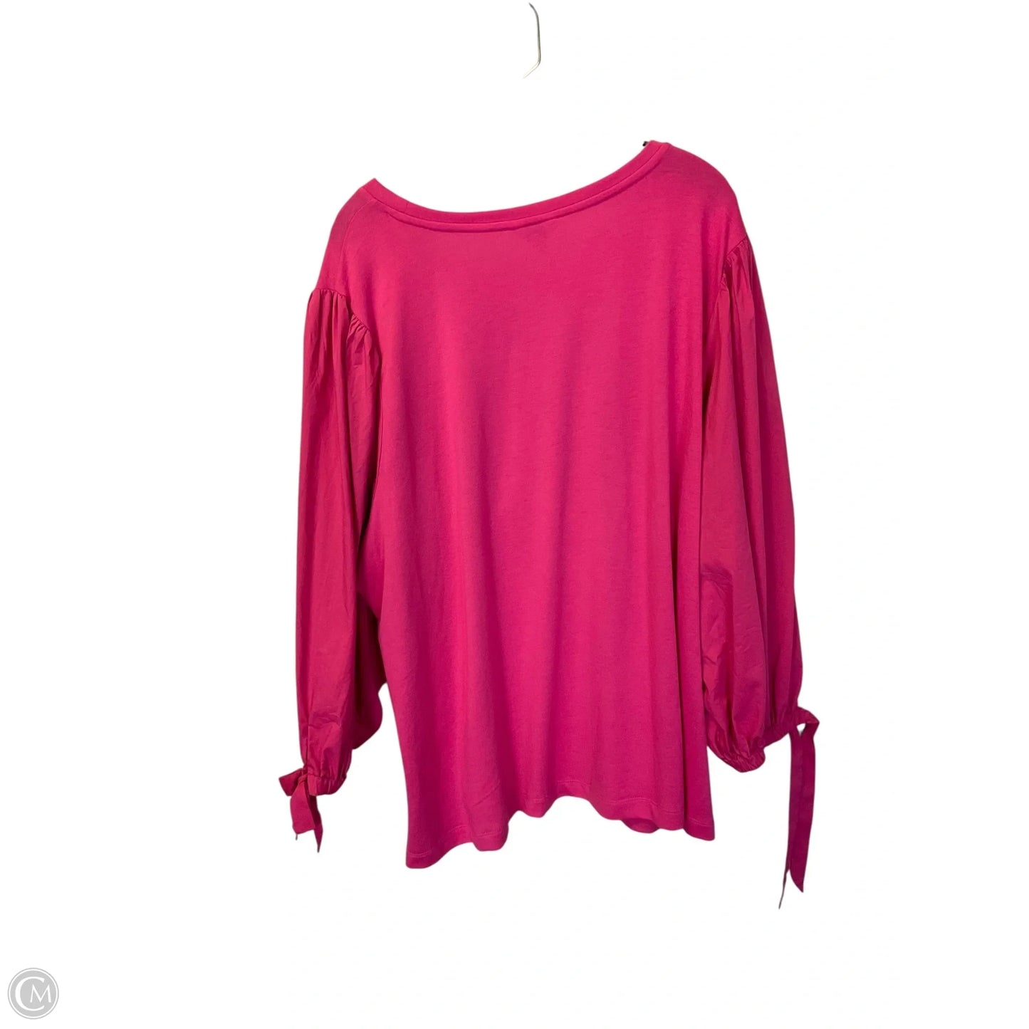 Top Long Sleeve By Crown And Ivy In Pink, Size: 4x