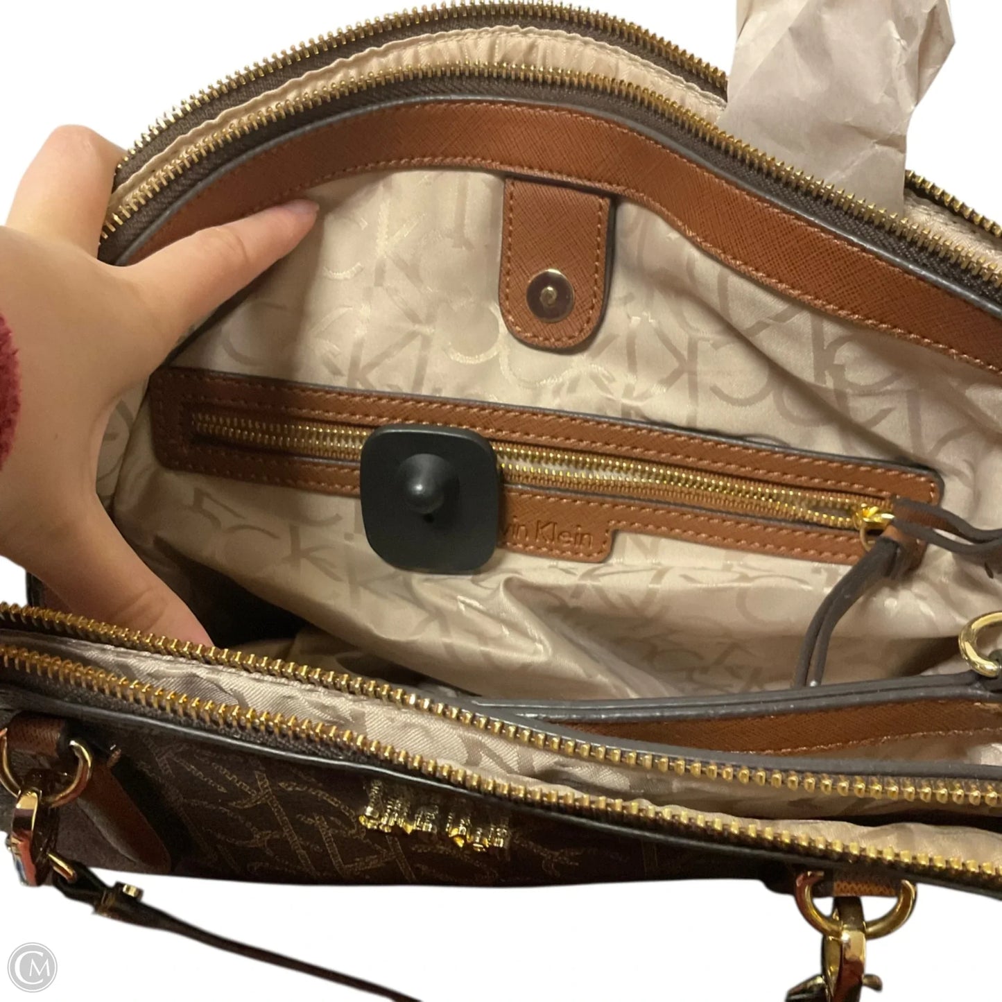 Handbag By Calvin Klein, Size: Medium