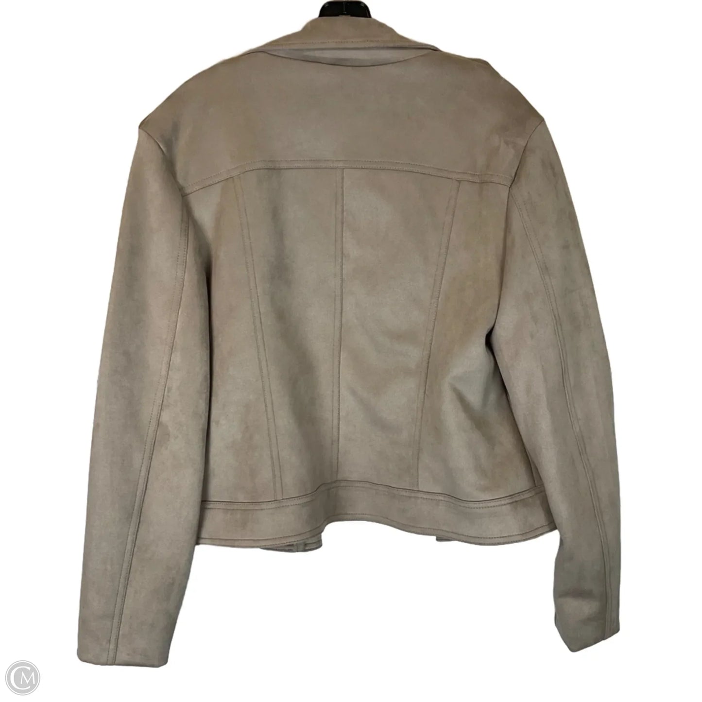 Jacket Moto By Philosophy In Taupe, Size: L