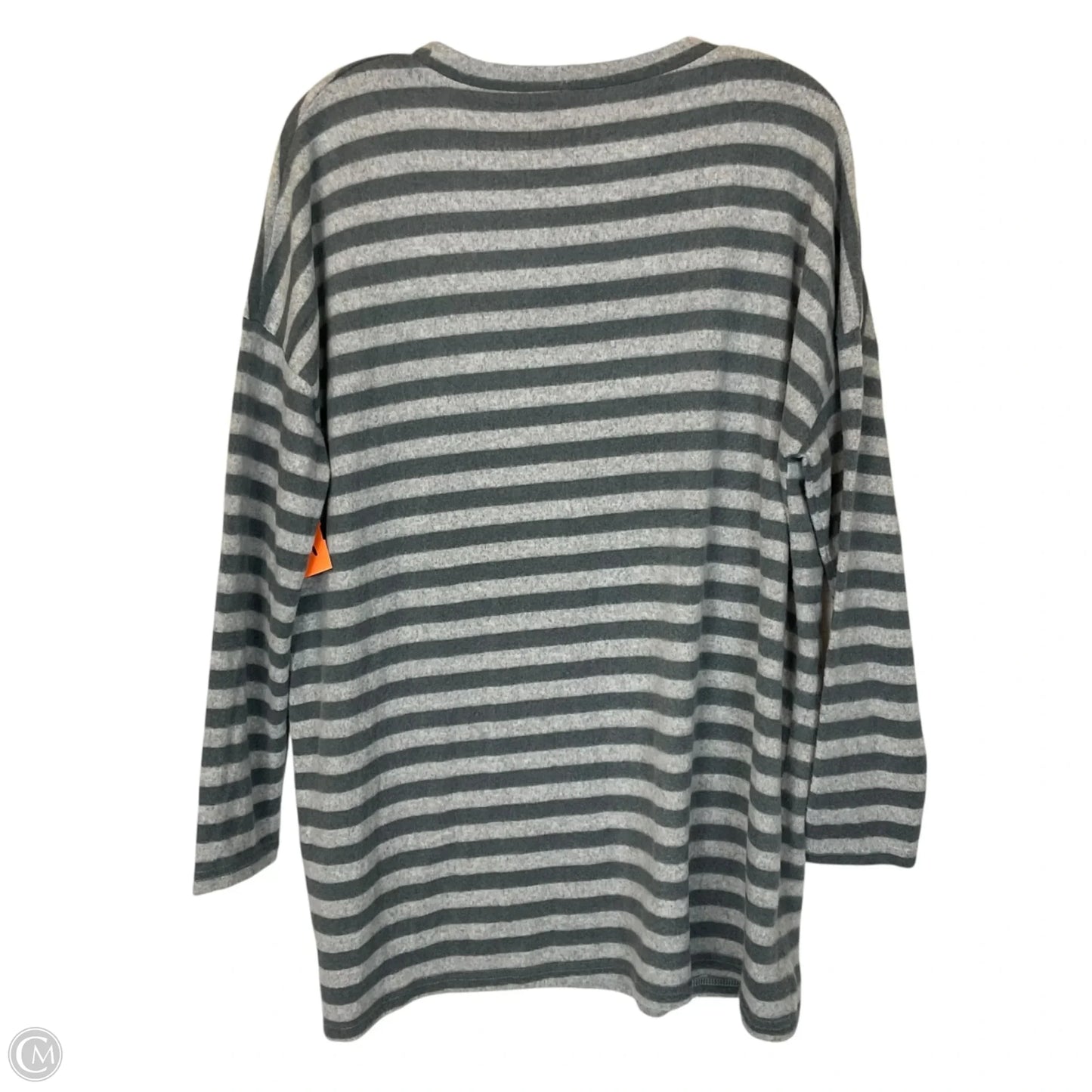 Tunic Long Sleeve By Simply Southern In Striped Pattern, Size: M