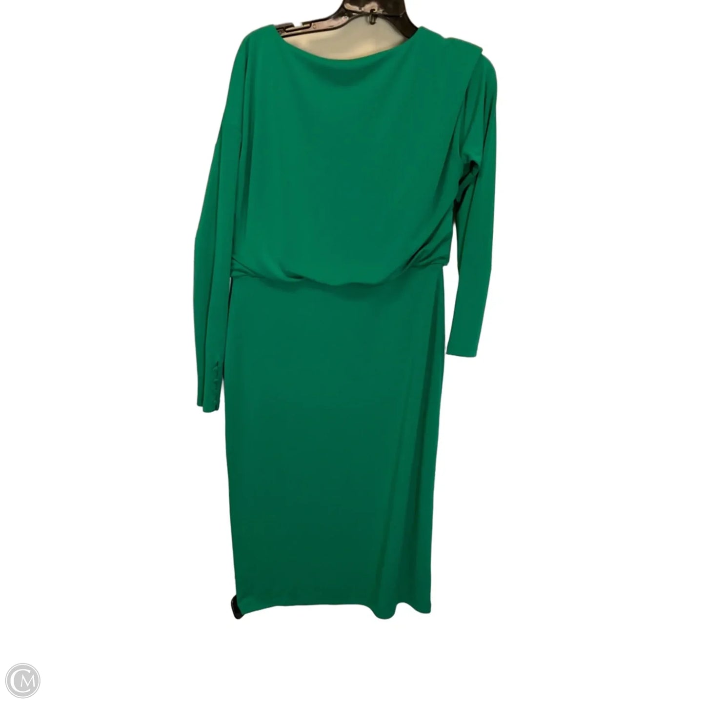 Dress Casual Midi By Ann Taylor In Green, Size: 4