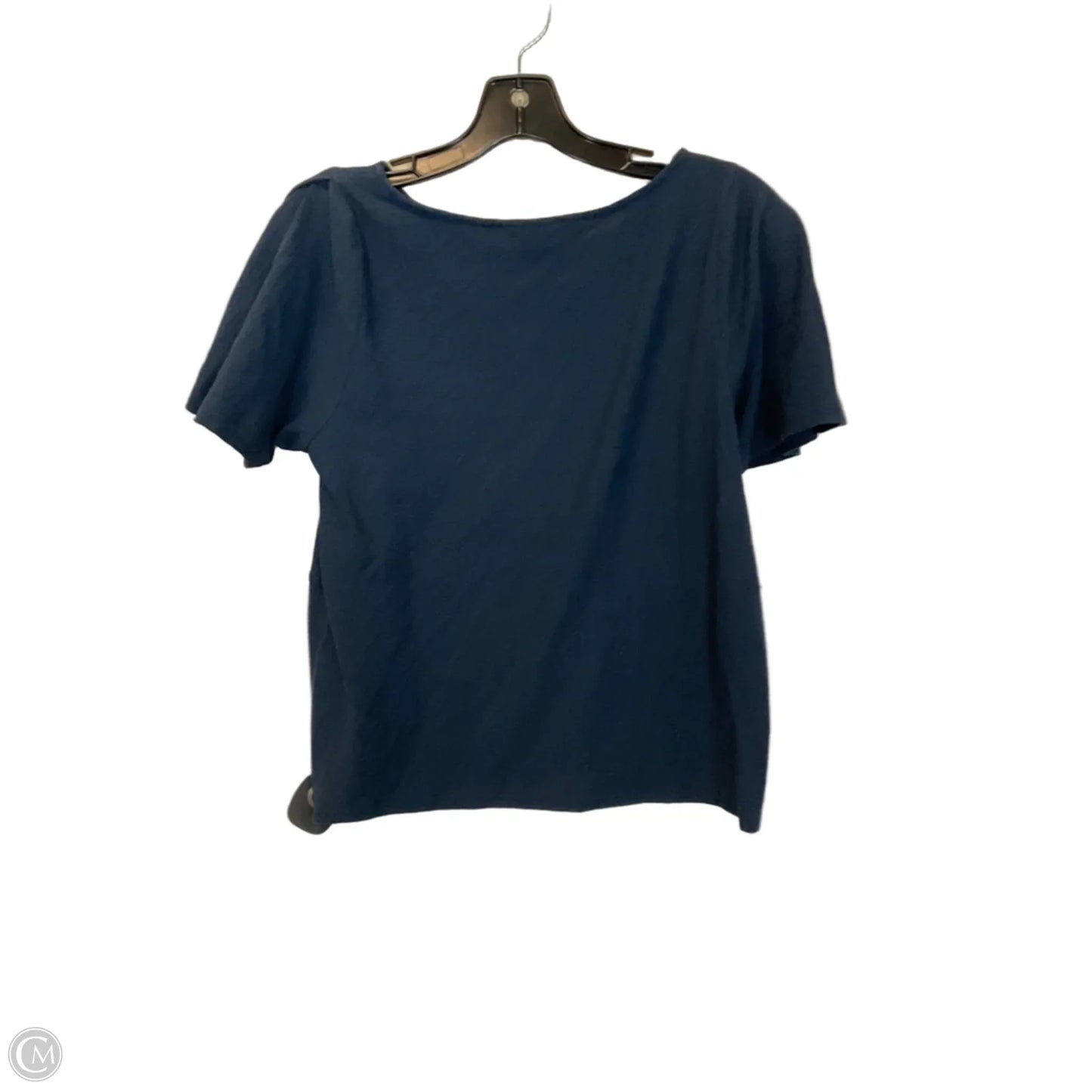 Top Short Sleeve By Banana Republic In Navy, Size: Xs