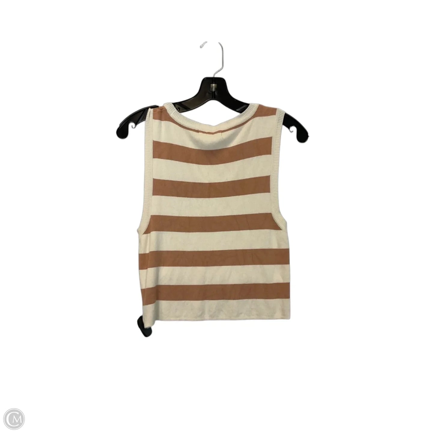 Top Sleeveless By By Together In Striped Pattern, Size: L
