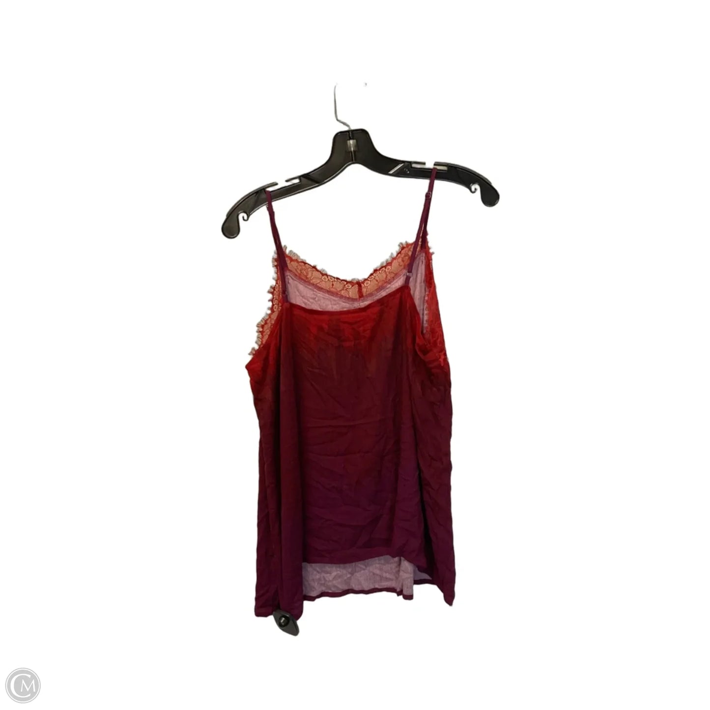 Top Sleeveless By Apt 9 In Purple & Red, Size: L