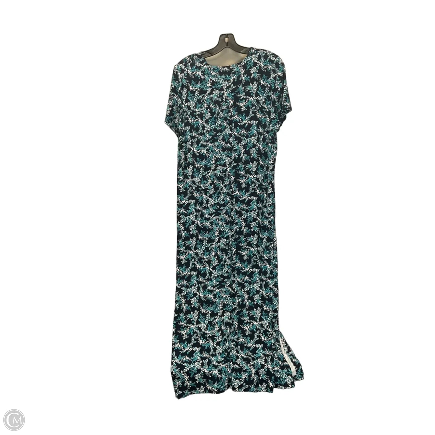 Dress Casual Maxi By J. Jill In Blue & White, Size: M