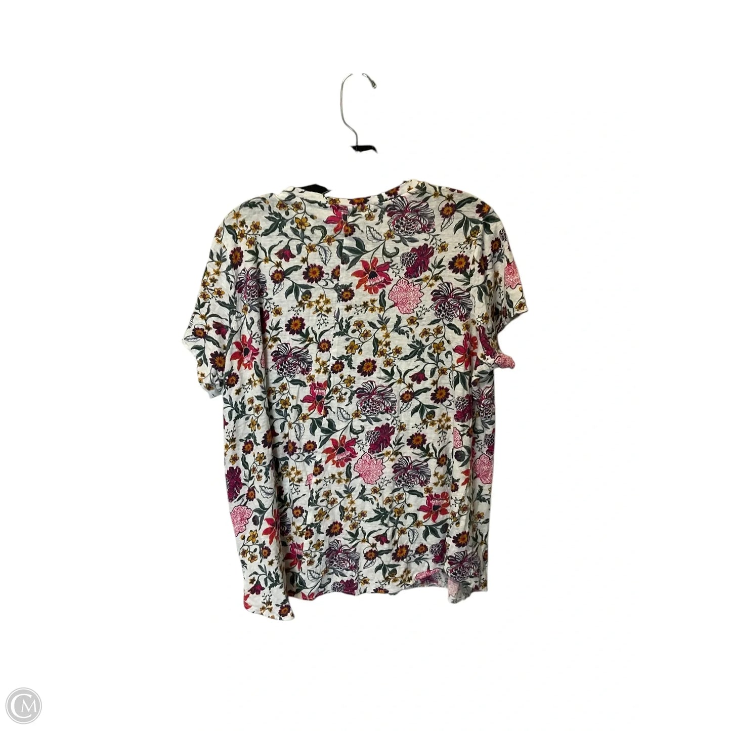 Top Short Sleeve By Rachel Zoe In Floral Print, Size: 1x