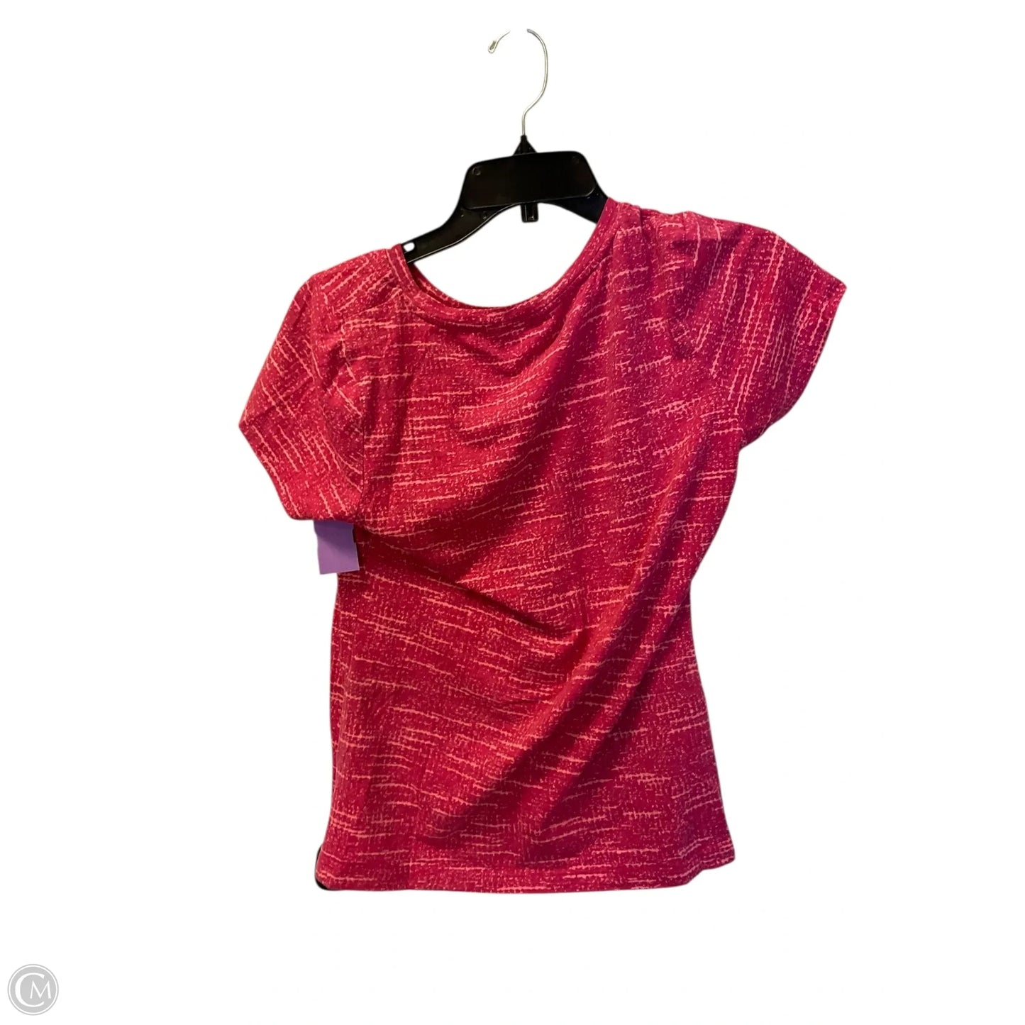 Athletic Top Short Sleeve By Columbia In Pink, Size: L