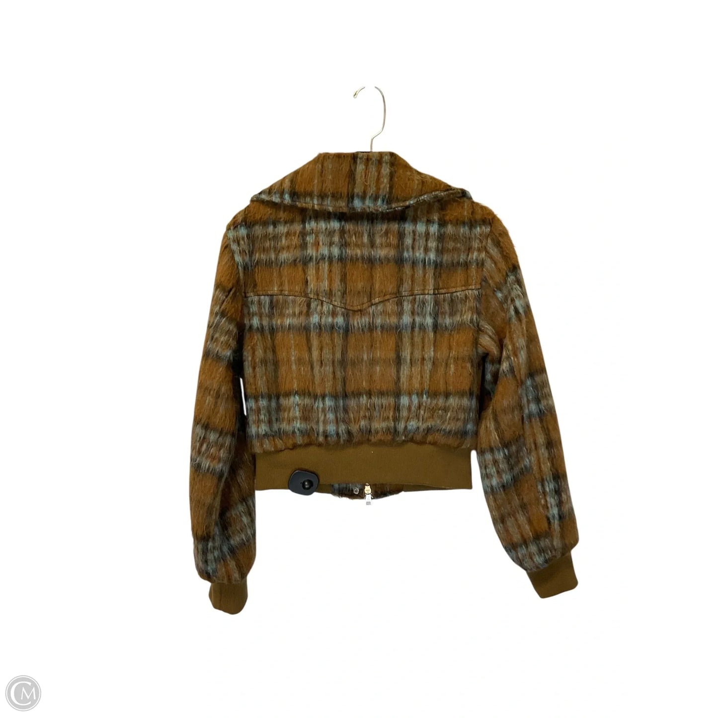 Jacket Faux Fur & Sherpa By 7 For All Mankind In Brown, Size: Xs