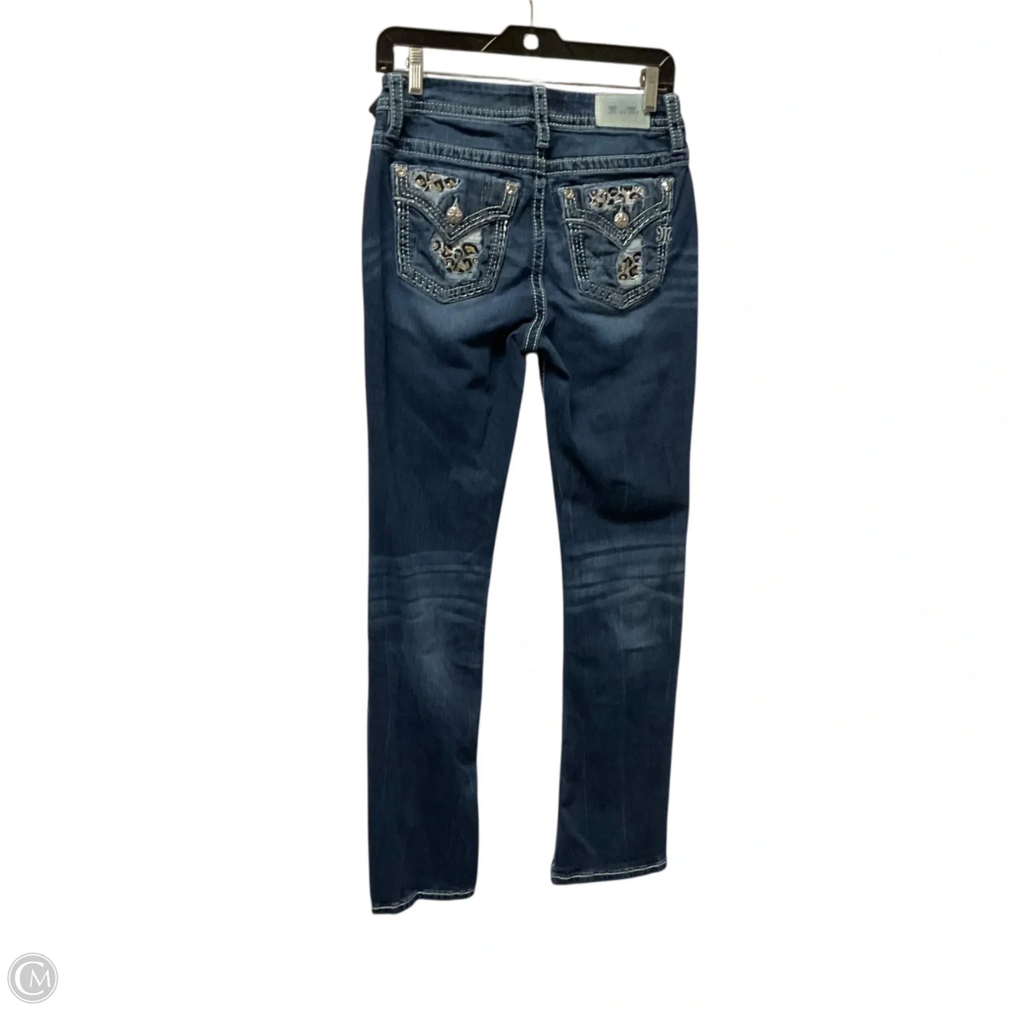 Jeans Skinny By Miss Me In Blue Denim, Size: 4