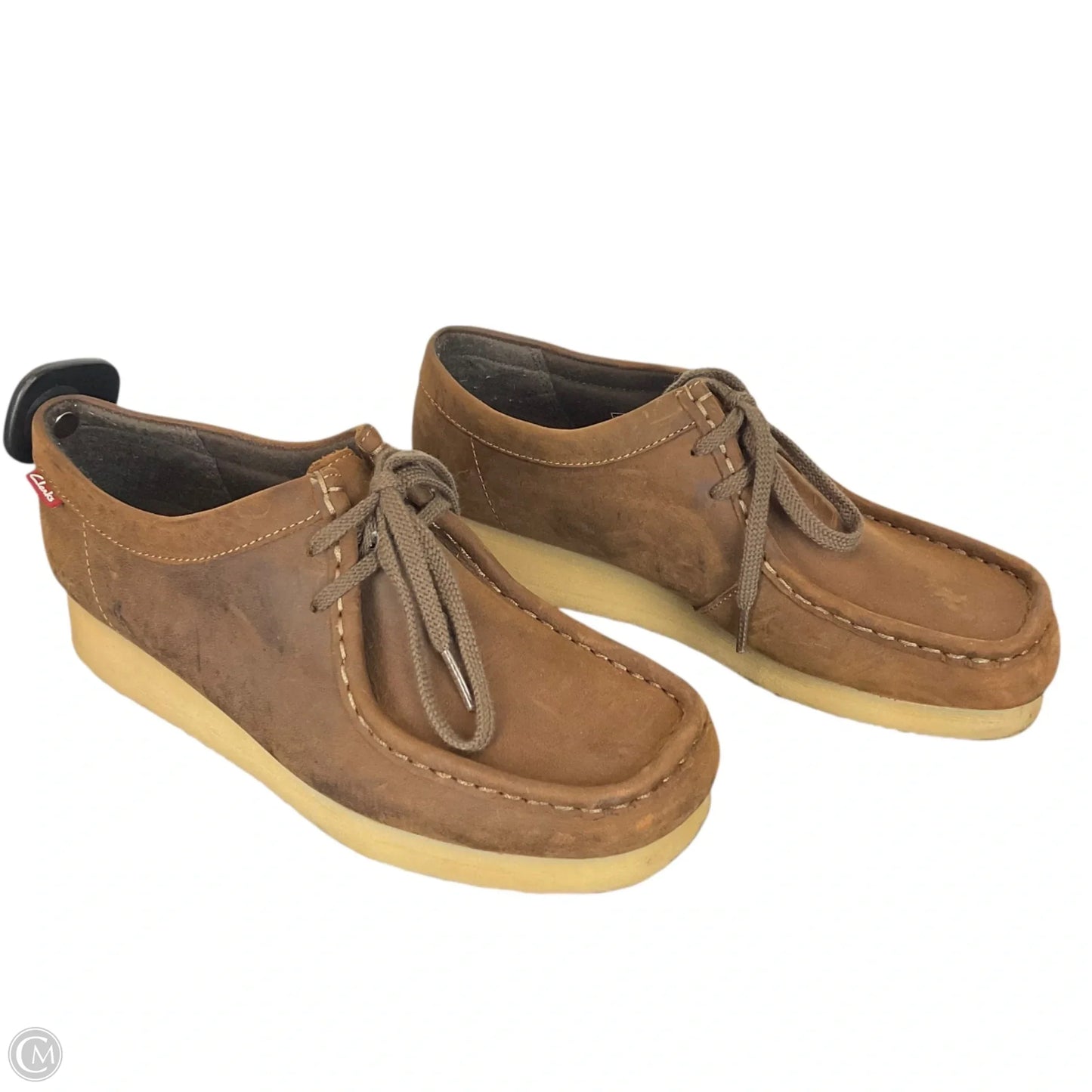 Shoes Flats By Clarks In Brown, Size: 7.5