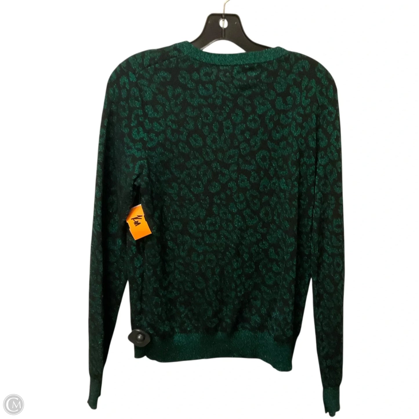 Top Long Sleeve Basic By Banana Republic In Animal Print, Size: S