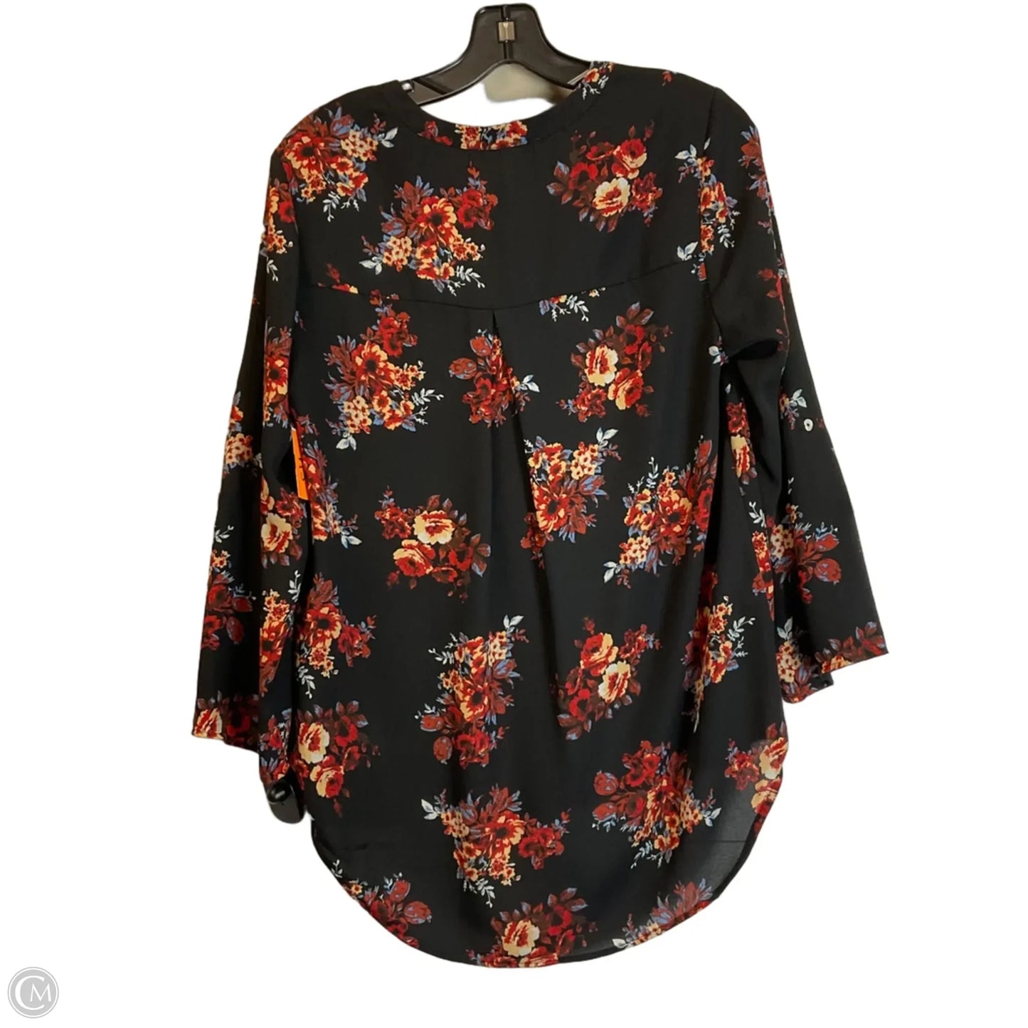 Top Long Sleeve By Daniel Rainn In Black, Size: M