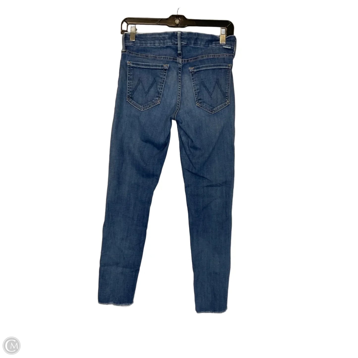 Jeans Skinny By Mother In Blue Denim, Size: 4