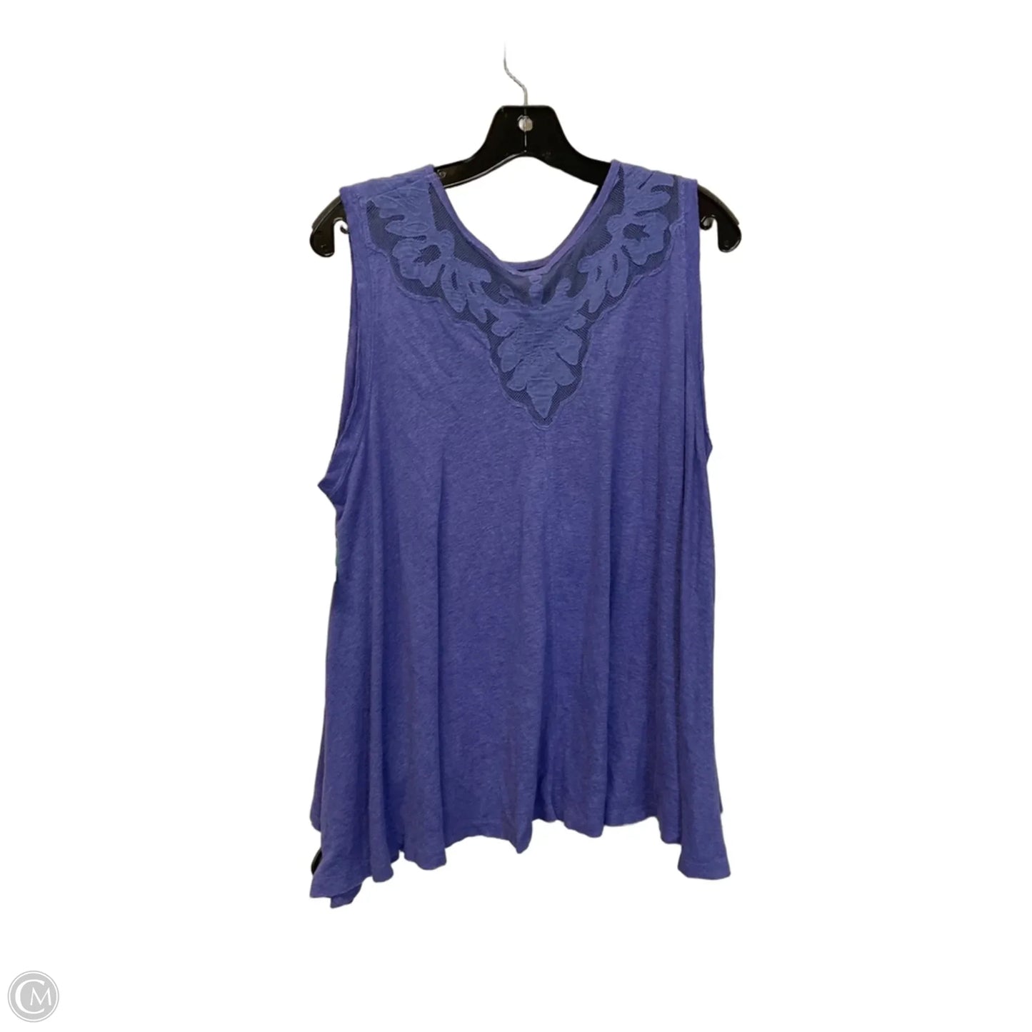 Top Sleeveless By Free People In Purple, Size: S