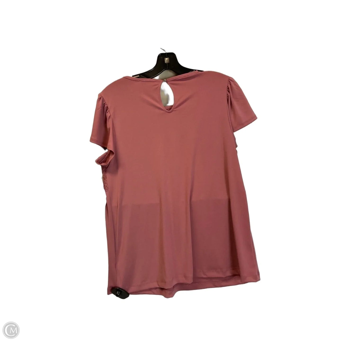 Top Short Sleeve By Cable And Gauge In Pink, Size: S