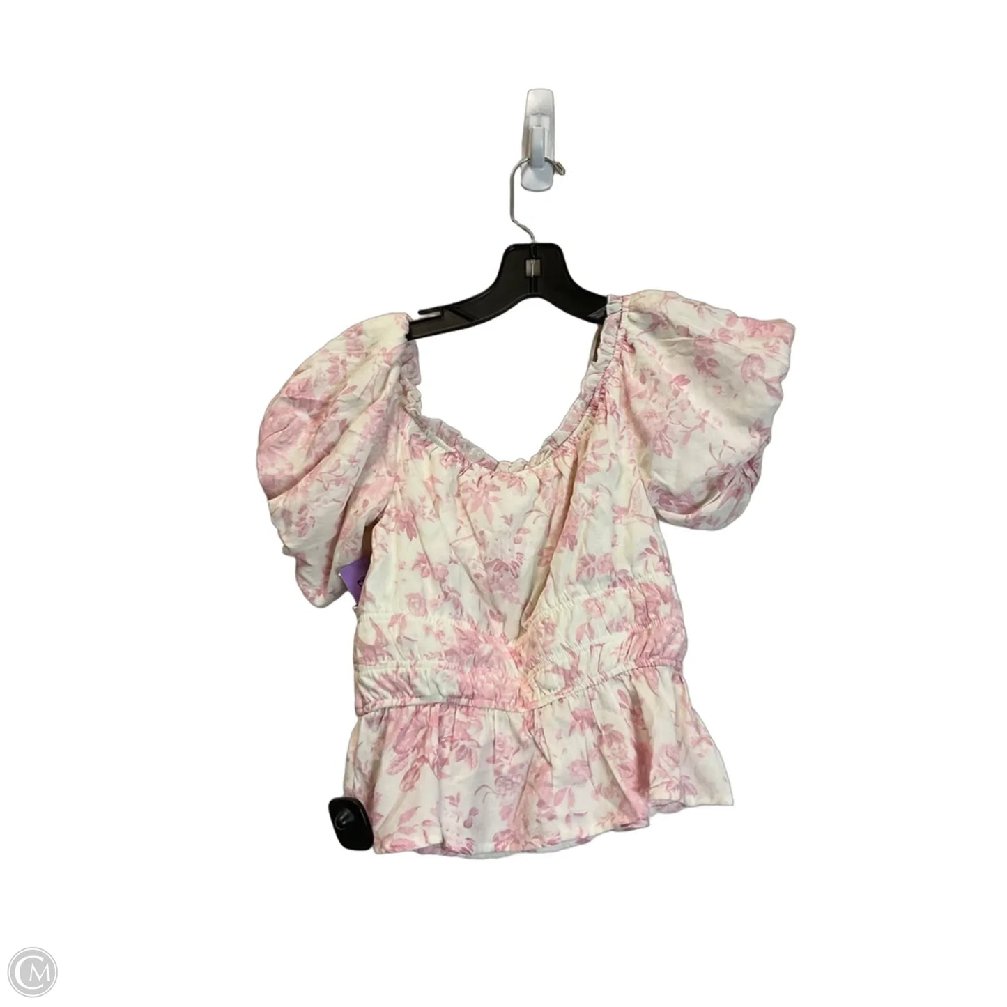 Top Short Sleeve By Francesca’s In Pink, Size: S