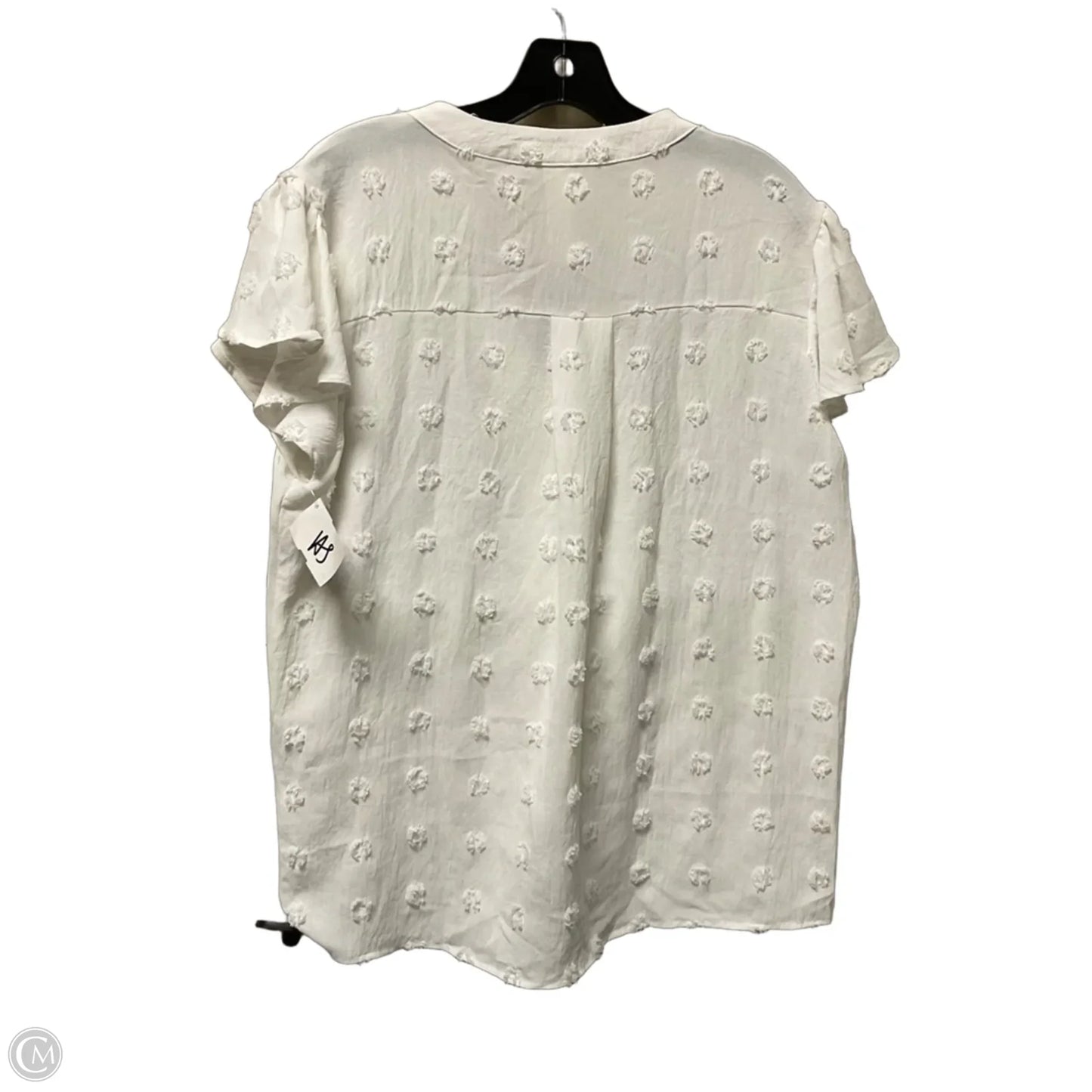 Top Sleeveless By Clothes Mentor In White, Size: Xl