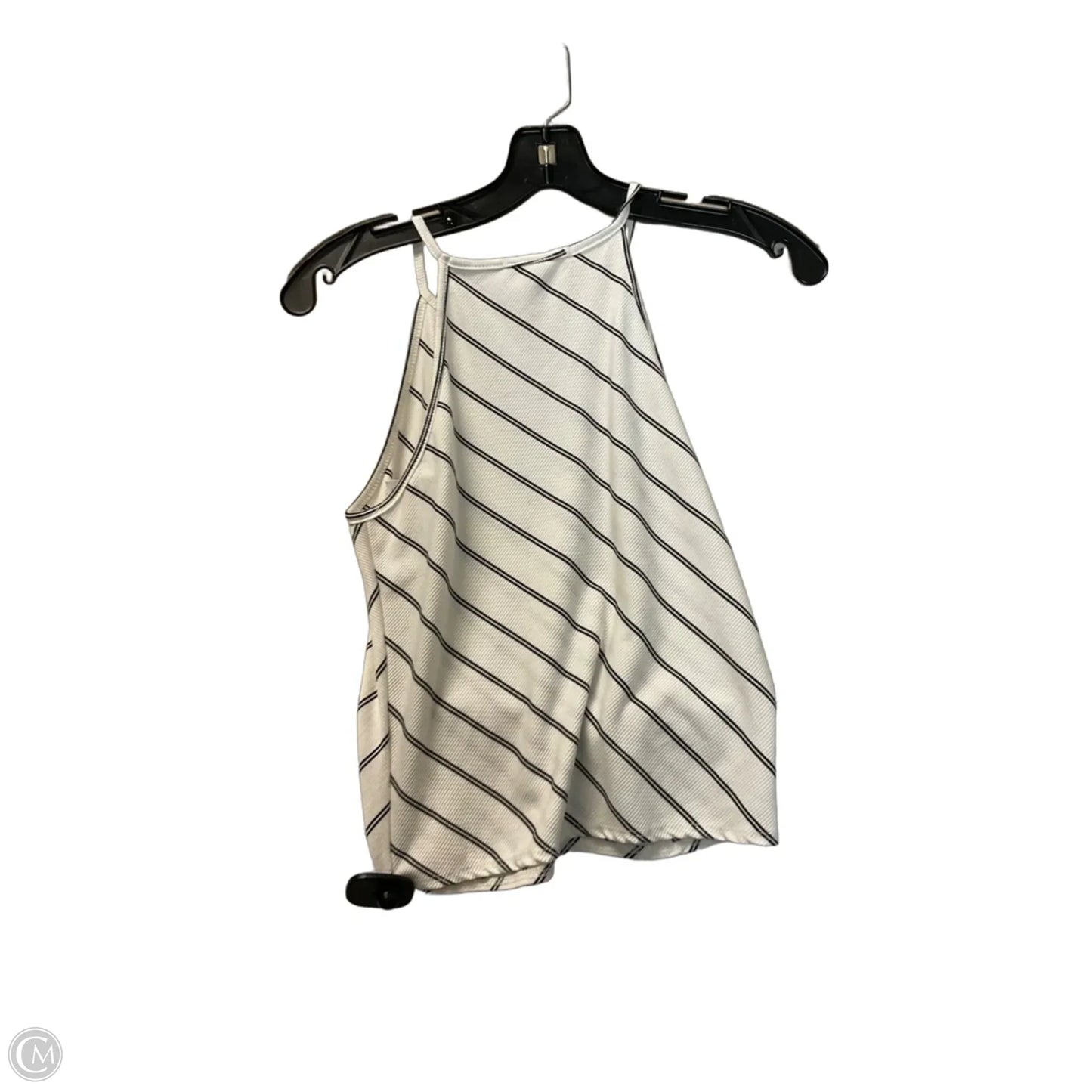 Top Sleeveless By Caution To The Wind In Striped Pattern, Size: L
