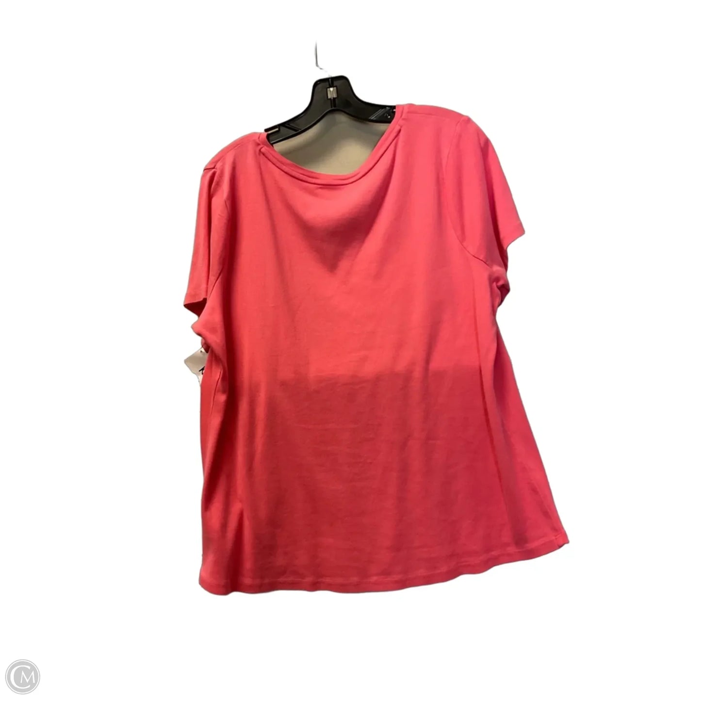 Top Short Sleeve Basic By Crown And Ivy In Pink, Size: 2x