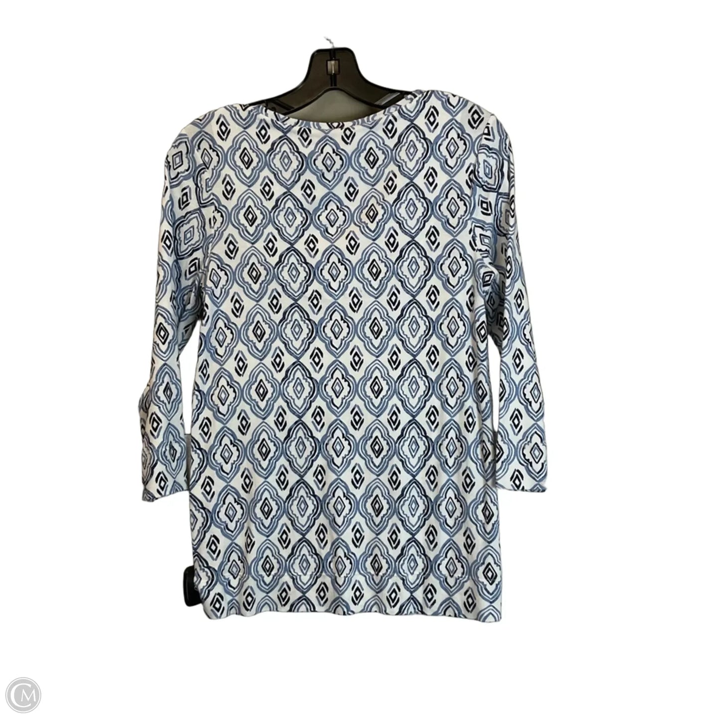 Top Long Sleeve By Chicos In Blue, Size: S