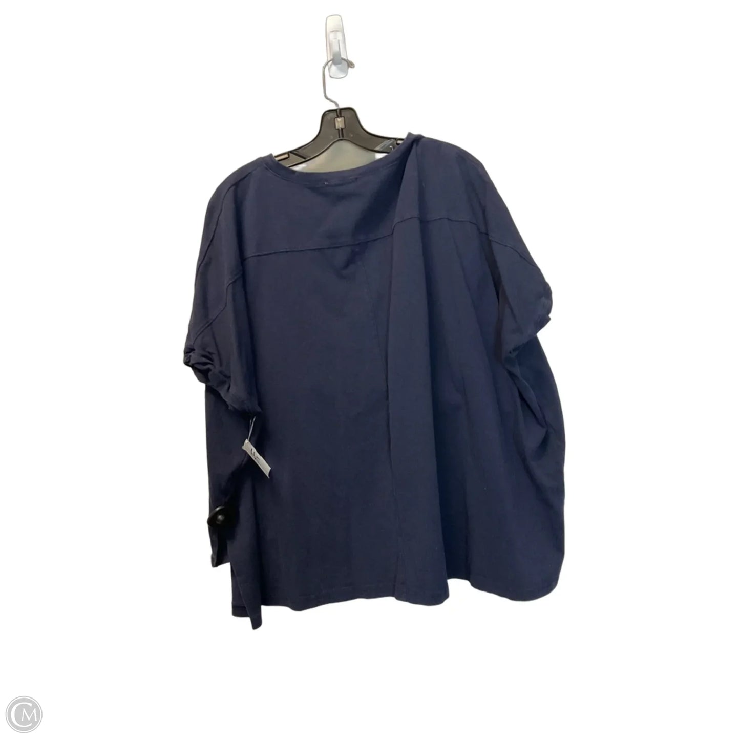 Top Short Sleeve By Fantastic Fawn In Navy, Size: L