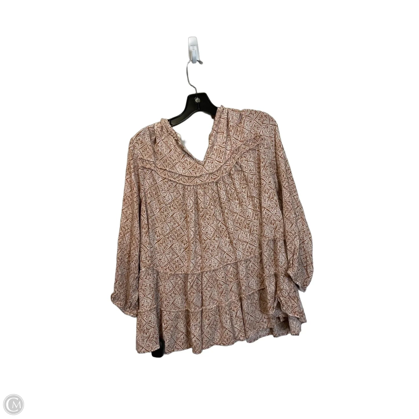 Top Long Sleeve By Altard State In Orange, Size: S