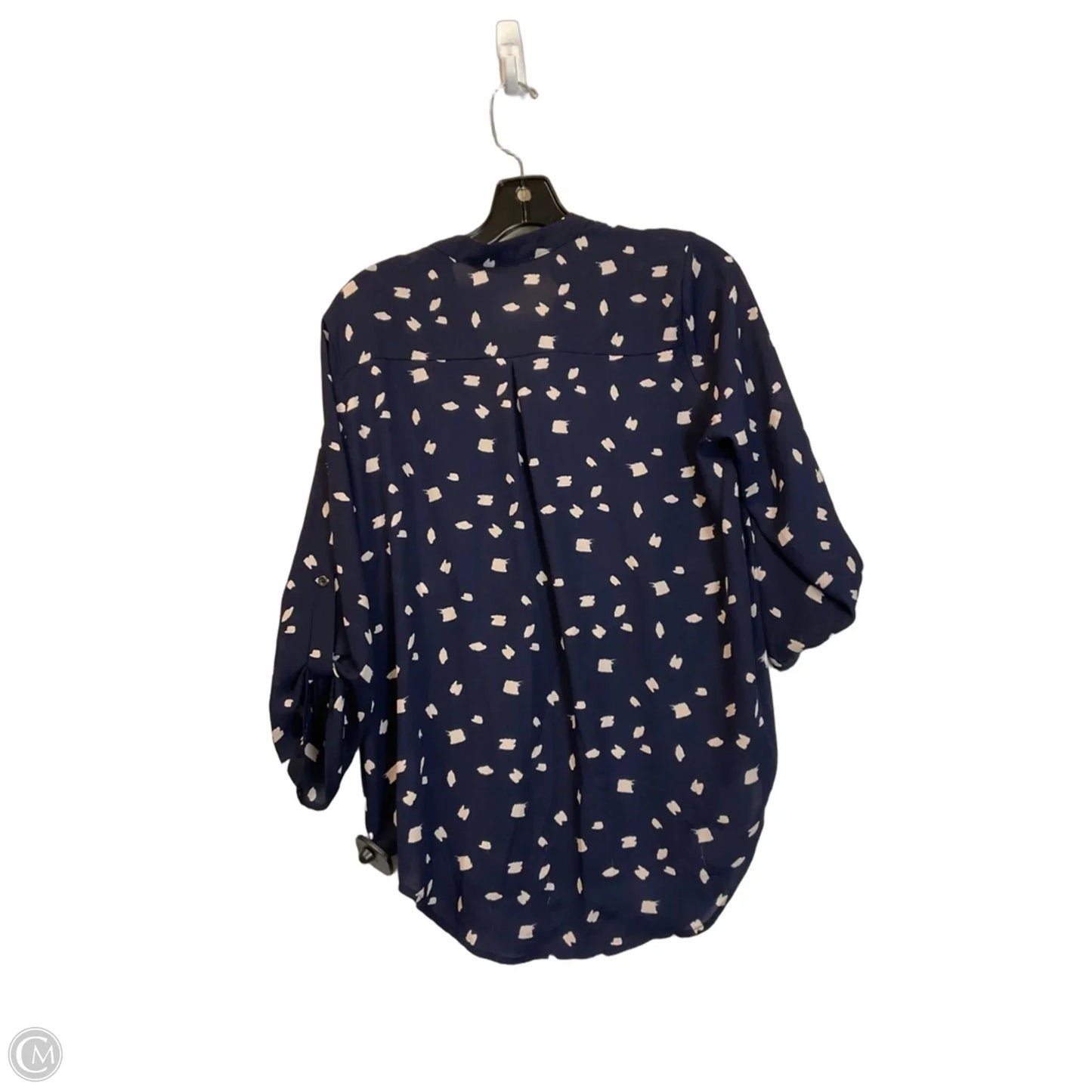Top Long Sleeve By Lush In Blue, Size: M