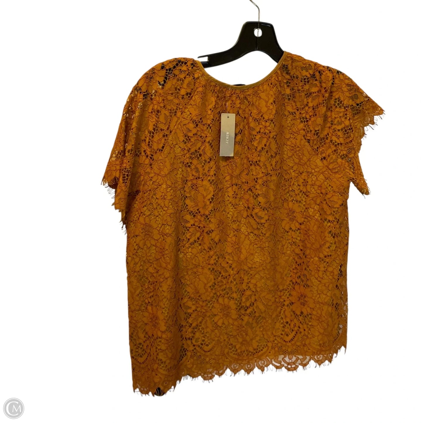 Top Short Sleeve By J. Crew In Orange, Size: S