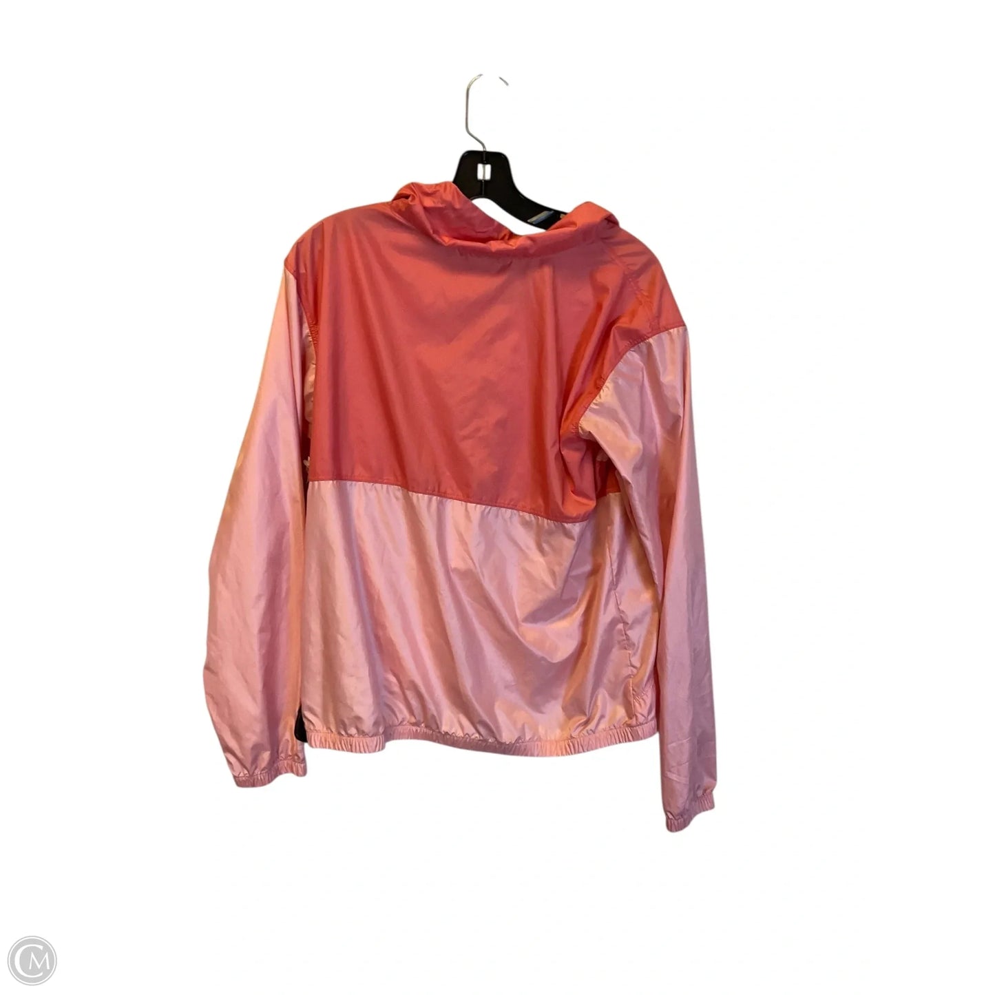 Jacket Windbreaker By Columbia In Pink, Size: M