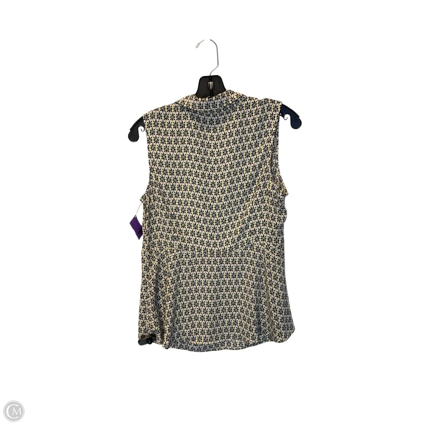 Top Sleeveless By Cabi In Multi-colored, Size: S