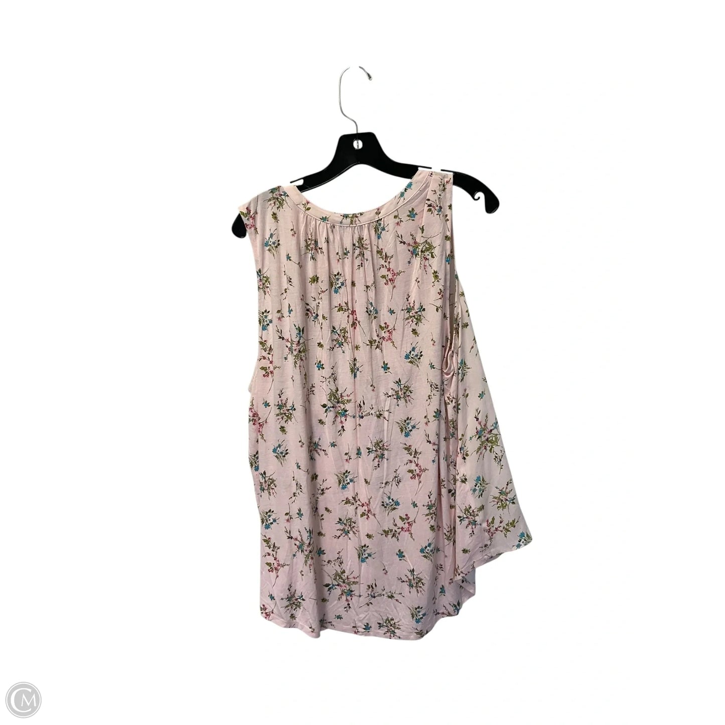 Top Sleeveless By Loft In Pink, Size: Xxl