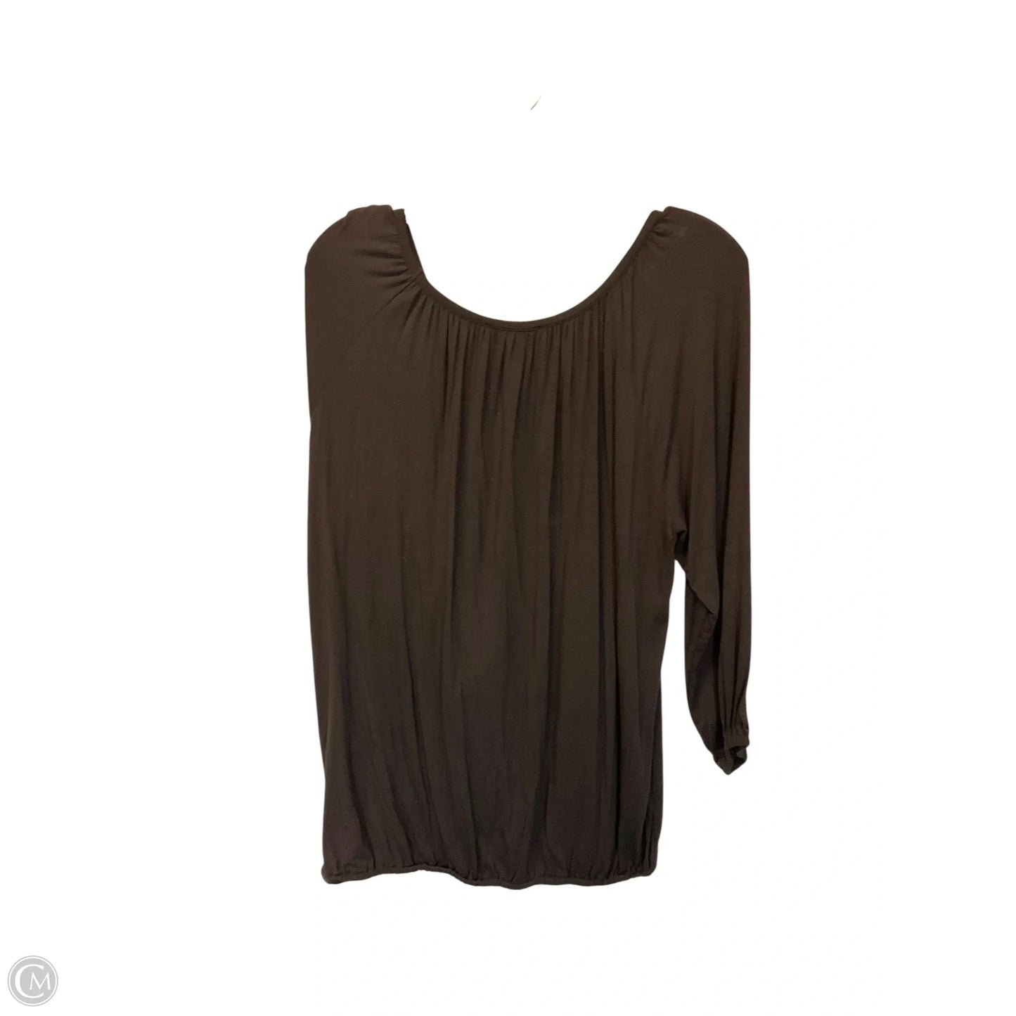 Top Long Sleeve By Michael By Michael Kors In Brown, Size: S
