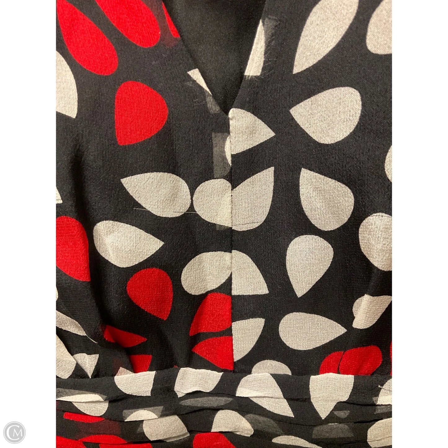 Dress Designer By Diane Von Furstenberg In Black & Red, Size: 2
