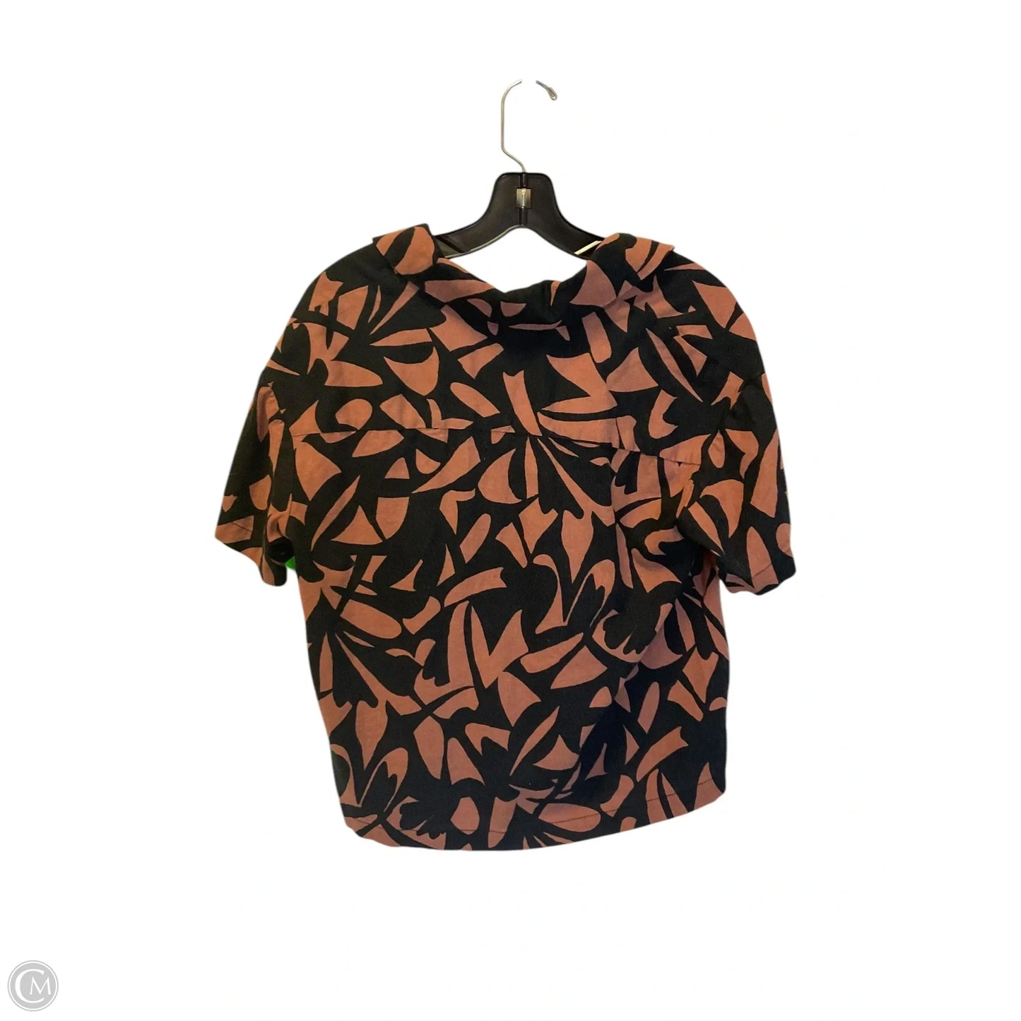 Top Short Sleeve By A New Day In Black & Brown, Size: S