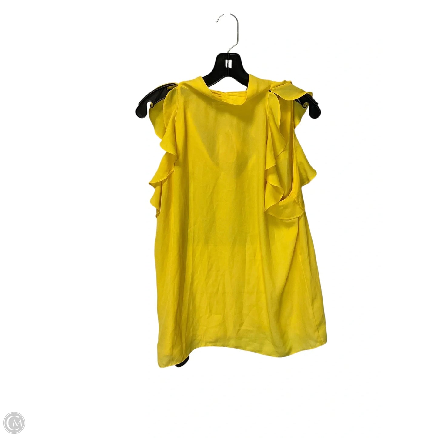 Top Sleeveless By Max Studio In Yellow, Size: L