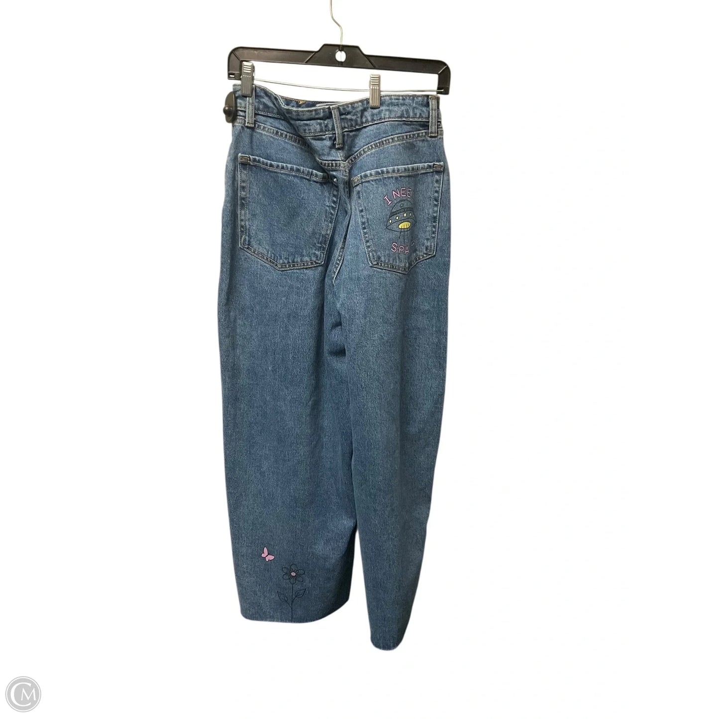 Jeans Straight By Wild Fable In Blue Denim, Size: 8