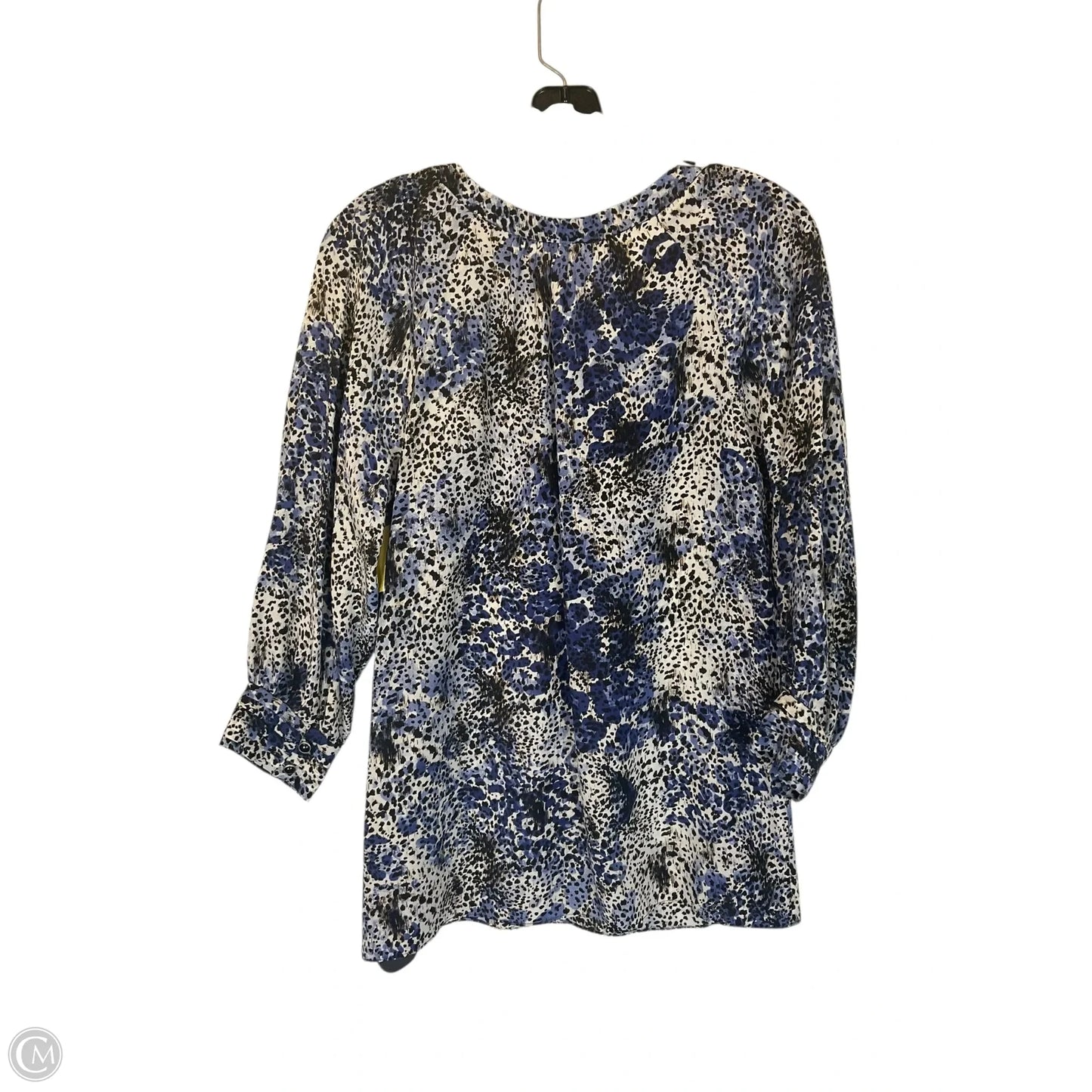 Top Long Sleeve By Shoshanna In Blue, Size: S